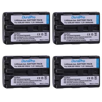 DuraPro NP-FM50 Fotoaparát Batérie Pre Sony NP-FM51 NP-FM30 NP-FM55H DCR-PC101 A100 DCR-PC103 Série DSLR-A100 Batérie FM50 1800mA
