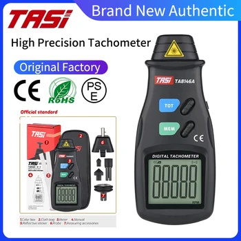 TASI TA8146A/B/C Digitálneho Tachometra Až 99999 LCD RPM Display Non-Kontakt Digitálne Laserové Tachometer Rýchlomer Speed Meter